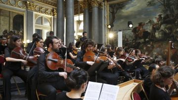 Académie de violon 2012 à Versailles avec le CMBV, direction Patrick Cohen Akenine et Sir Roger Norringhton